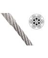 ⌀ 4 / 6 - Lina kwasoodporna 7x7 z oplotem przezroczystym PVC - A4