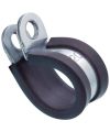 ⌀ 20 / 20 - Obejma nierdzewna z gumą P-CLIP - DIN 3016 - W4 / A2