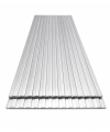 Płaskownik aluminiowy ryflowany 115x3 / ALU 6063 T66