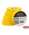 Taśma izolacyjna 19 mm x 20m - żółta / REIS