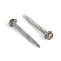 6,3x32 - Blachowkręt samowiercący do aluminium, sześciokątny DIN 7504K - A2