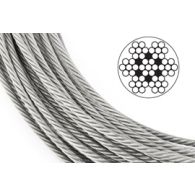 ⌀ 4 mm - Lina kwasoodporna 7x7 - DIN 3055 / A4