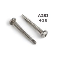 4,2x19 - Blachowkręt samowiercący do stali, krzyżak DIN 7504N - AISI 410